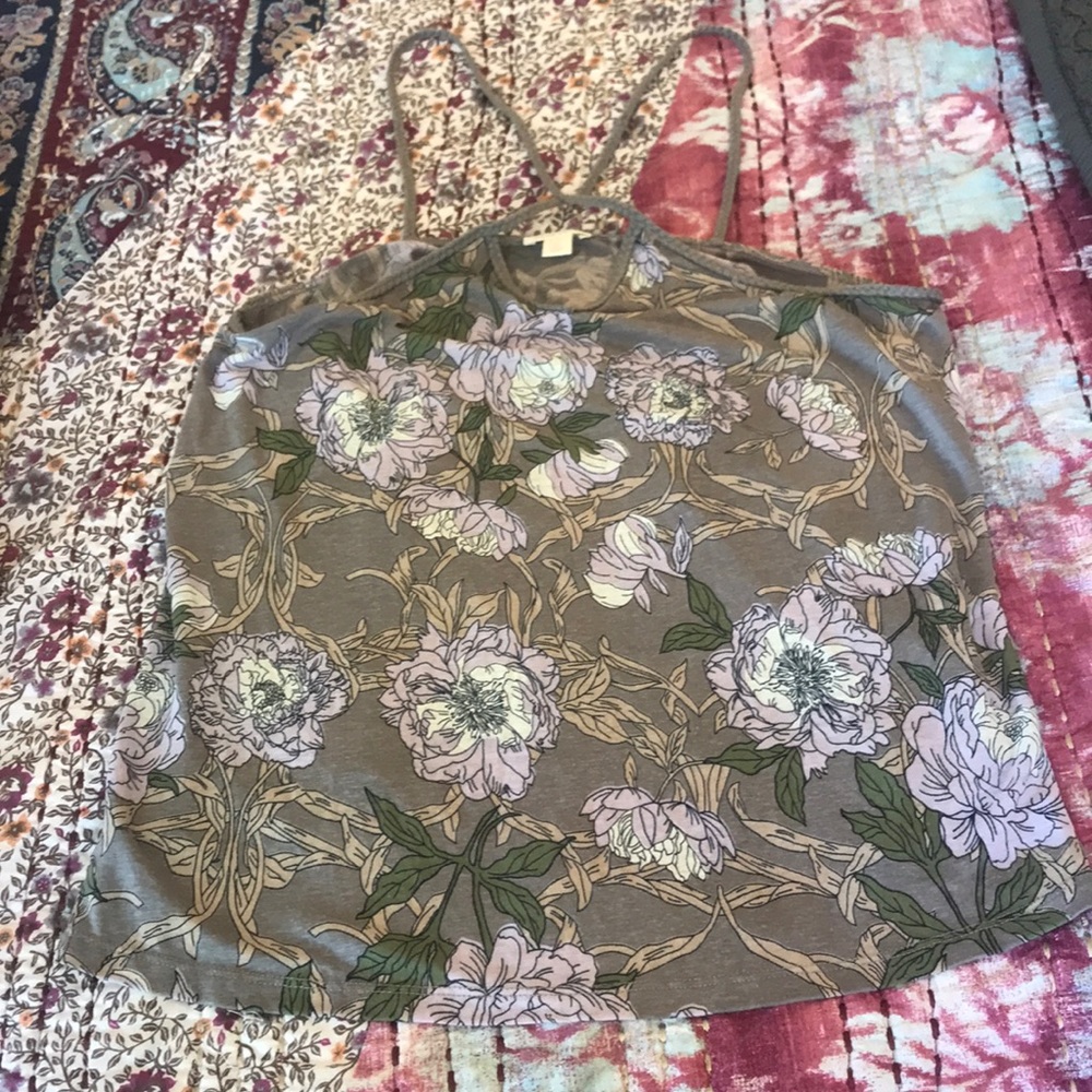 Floral tank top
